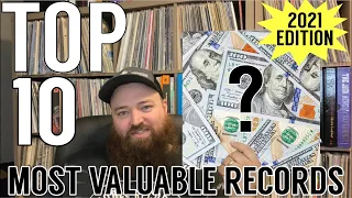 Top 10 RAREST & Most Valuable Records in My Collection! BIGGER & BETTER 2021 Edition!