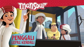 Penggali Lepas Kendali 👷 | Episode Lengkap | Petualangan Mansour ✨