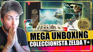 Mega Unboxing de Zelda Tears of the Kingdom! Edición Coleccionista + Amiibo + Edición MyNintendo!