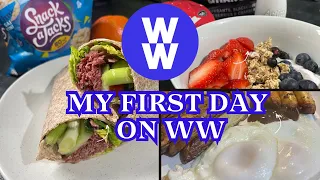 DAY 1 FOLLOWING WEIGHT WATCHERS UK (& COUNTING CALORIES)