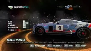 Split/Second - All Cars & Bonus Car (including Disney XD CAR)