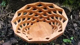 How to make a Bowl (basket) with the Scroll Saw