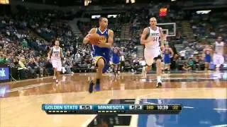 Stephen Curry Dunks it vs Minnesota - First NBA Dunk?