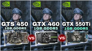 GTS 450 GTX 460 VS GTX 550 Ti | 10 GAMES TEST !