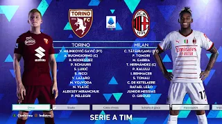 PES 2021 | Torino Vs Milan | stadio Olimpico Grande Torino | Serie A 2022/23