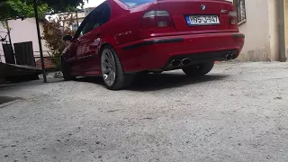 BMW E39 540i x- pipe exhaust sound