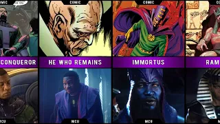 Comparison: Marvel comic's characters Vs. MCU (part 4)