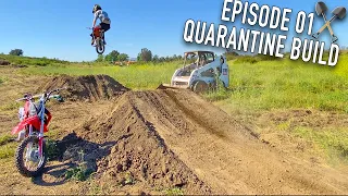 BUILDING Dirt Bike Jumps In My Backyard!! EP1