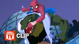 The Spectacular Spider-Man (2008) - Spider-Man vs. the Lizard Scene (S1E3)