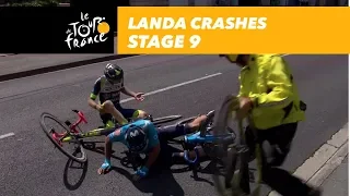 Landa crashes! - Stage 9 - Tour de France 2018