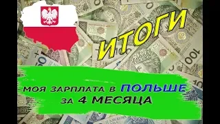 ИТОГИ РАБОТЫ В ПОЛЬШЕ ЗА 4 МЕСЯЦА!!!!СКОЛЬКО Я ЗАРАБОТАЛ!!!!