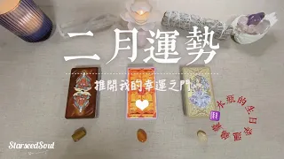 💚 塔羅占卜|🌙月運預測篇：二月運勢：我將推開的幸運之門+ ♒️水瓶座的生日錦囊(愛情/事業財富等方面的運勢預測)