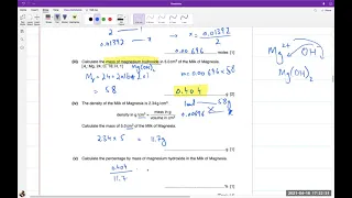 Chemistry (5070) June 2019 Paper 42