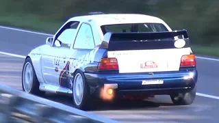 LOUD BANGS turn forest into a BATTLE FIELD! - Ford Escort Cosworth ft. Anti-Lag System!