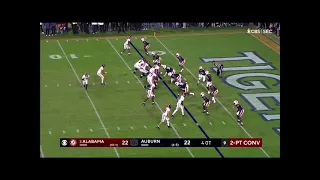 Alabama wins on a 2 point conversion in quadruple overtime