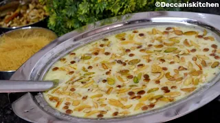 Eid Special Sheer Khurma/Qorma/ Hyderabadi Sheer Kurma/Sheer Khurma By Deccanis kitchen