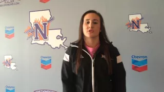 NSU sophomore Jacqueline Rushford aiming high at SLC championships