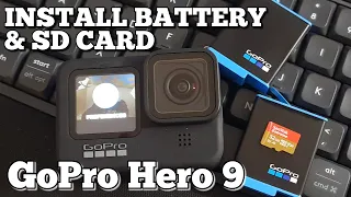 GoPro Hero 9 Black | How to Install the SD Card & Battery