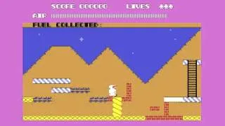 Demons of Topaz  Firebird Gold (10 quid) 1984 game Commodore 64 gameplay