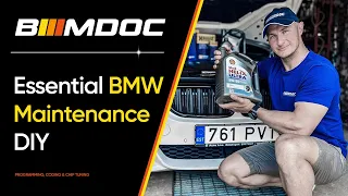 How to service your BMW properly? Engine oil and all filters replacement DIY