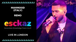 ESCKAZ in London: Mahmood - Italy - Remo (at London Eurovision Party 2019)