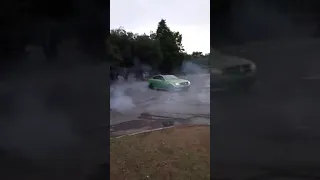 Mercedes Benz c63 AMG spinning