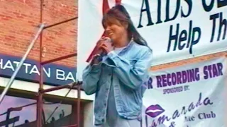 Laura Branigan - 'Dim All The Lights' LIVE - Queens Pride (1995)