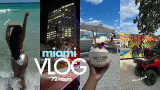 travel vlog | 72 hours in miami, nikki beach, atv riding, clubbing & how the trip REALLY went….