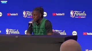 Celtics Jrue Holiday gives candid response when asked about defending Kyrie Irving in the NBA finals