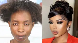 BOMB ⬆️ WOW👆TRANSFORMATION  😍👉MAKEUP TRANSFORMATION| FOR DARK SKIN| MELANIN