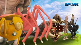 Insect Monster Size Comparison | Insect Monster Face-off [S1] | SPORE