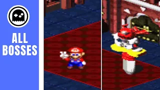 Super Mario RPG Legend of the Seven Stars (SNES) - All Bosses