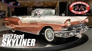 1957 Ford Fairlane 500 Galaxie Skyliner Retractable For Sale Vanguard Motor Sales #8100