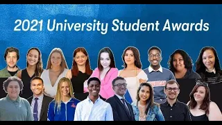 2021 University Student Awards Ceremony