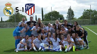 El Juvenil del Real Madrid Femenino se da un baño contra el Atlético de Madrid