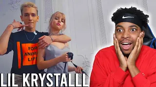 FIRST TIME REACTING TO LIL KRYSTALLL || AIR FORCE 1 IS MY FAVORITE SONG 😍😍??