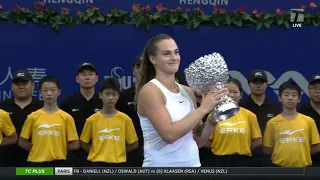 Tennis Channel Live: Aryna Sabalenka Captures WTA Elite Trophy Zhuhai