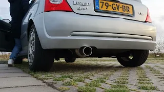 Renault Clio RS 172 Exhaust Sound