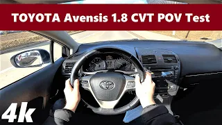 Toyota Avensis T27 (2009) 1.8 147hp Automatic POV DRIVE Acceleration & Fuel Consumption 4K #15