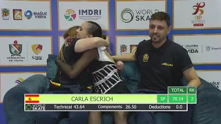 Carla Escrich (ESP) - Senior Ladies - Short Program - ASWC IBAGUE 2023