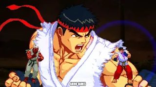 RYU VS SHIN AKUMA!