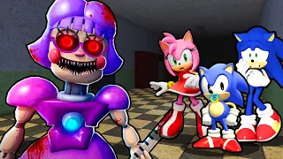 SONIC AND BABY SONIC AND AMY VS ESCAPE MISS-ANITRON'S DETENTION IN ROBLOX