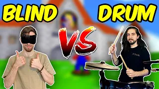 Blindfolded vs Drums: The Ultimate SM64 Speedrun Showdown!