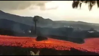 Río De Lava Volcán  La Palma