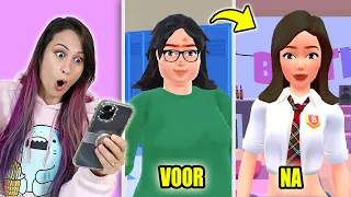 IK GING VAN EEN NERD TOT DE MEEST POPULAIRE MEID OP SCHOOL! || App of Scrap