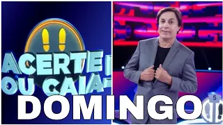 💣 GF: Acerte Ou Caia e Game-Show Disputará Ibope do Domingo Com "Domingo Legal" e "Domingão"