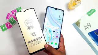 Oppo A9 2020 New Mobile || Amazing Rinbo Glass Protector Installing New Mobile Phone By Oppo A9 2020