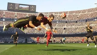 PES 2019 Realistic - Bale acrobatic goal ! - Real Madrid vs Juventus - Ronaldo VS RM