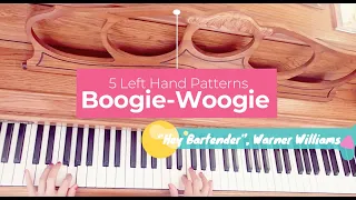 Boogie Woogie Piano: 5 Left Hand Patterns to Play (Performance + Tutorial)