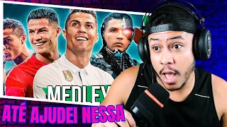 REACT  FutParódias - ♫ SUPER-MEDLEY FUTPARÓDIAS: CRISTIANO RONALDO!